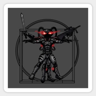 Vitruvian Villain Sticker